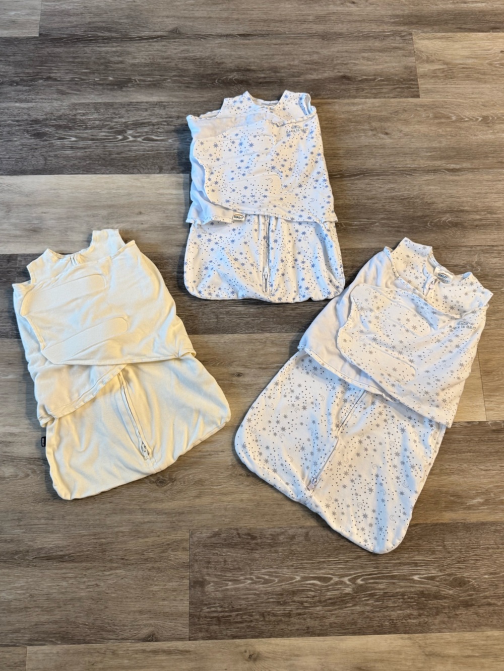 3 Halo Sleepsack swaddles